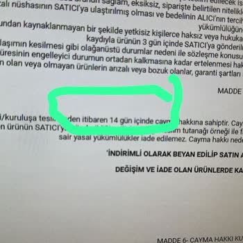 Gaus Butik'ten Trençkot Siparişi Verdim, Cayma Hakkımı Kullanamadım