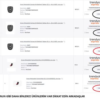 Trendyol Satıcı Panelinde Sorun Var