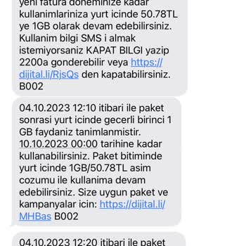 Turkcell'in Kullanmadığın Paketin Ücretini Alması!