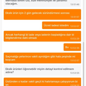 Migros Sanal Market Paramı İade Etmiyor