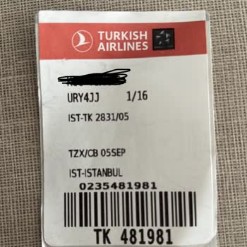 THY Türk Haca Yolları Valiz Hasarı