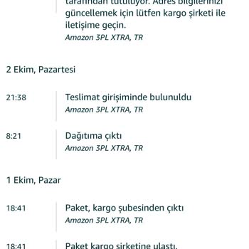 AGT Kurye (aynigunteslim.com) Amazon Teslimat Hatası