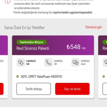Vodafone Limitsiz Silver Paket