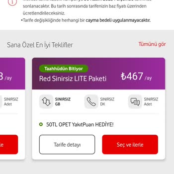 Vodafone Limitsiz Silver Paket