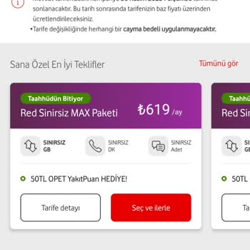 Vodafone Limitsiz Silver Paket