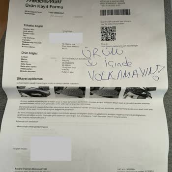 Media Markt AVM Metromall | Philips Ütüm Su Akıtıyor Ve İade Almıyor