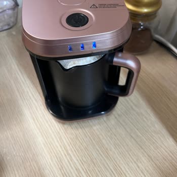 Awox Kahve Makinesi Mavi Işık Yanıyor