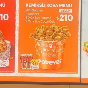 Popeyes'in Yanıltıcı Menüsü Ve İlgisizliği