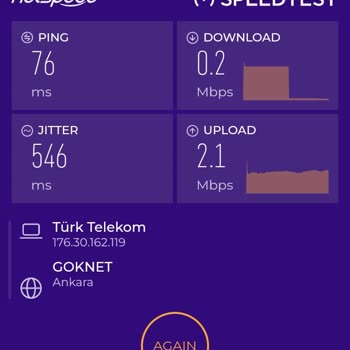 TeknosaCell İnternet Hızı Düşük.