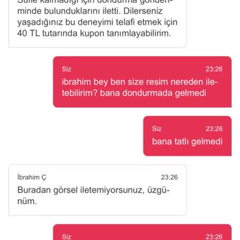 Pasaport Pizza Eksik Gönderilen Ürün Ve Yemek Sepetinin İade Yapmaması