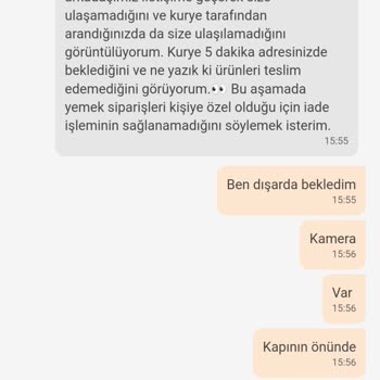 Trendyol Yemek Sipariş İptali Ve Para İadesi Sorunu