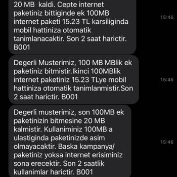 Türk Telekom Ek İnternet Sorunu