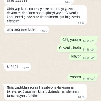 Papara Adıma Benden İzinsiz İşlem Yapılması