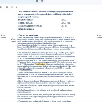 Türk Telekom Pişmanlığı Kalitesizliği Haksızlığı
