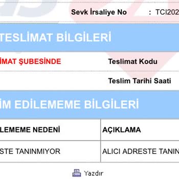 Trendyol'un Aras Kargo'ya Verdiği Ürün