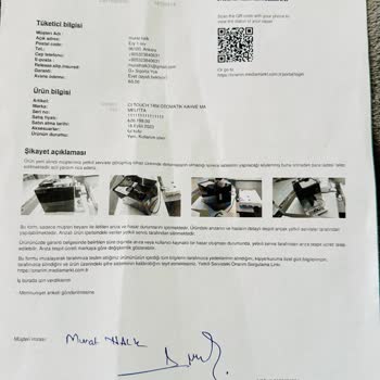 Media Markt Ve Bağlı Melitta Yetkili Servisin Para İadesi Yapmaması.