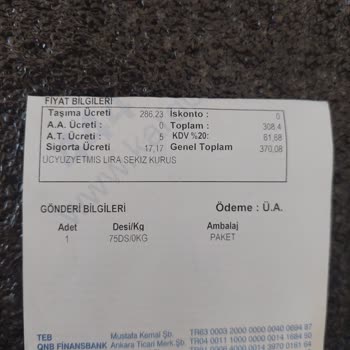 Kargokar Hasarlı Ürün Teslimi Ve Fazla Ücret