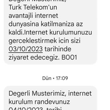 Türk Telekom 2 Gündür Kurulum İçin Beni Evde Saatlerce Bekletiyor