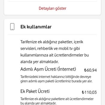 Vodafone Yanlış Aşım Paketi