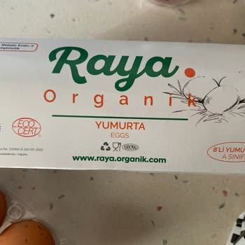 Raya Organik Raya Yumurta Boyutları Çok Küçük Ve Tarih Yok!
