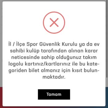 Passolig Kısıtlama Yazısı Geliyor