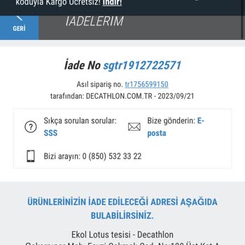 Decathlon Değişim Sorunu 9 Gün Oldu!