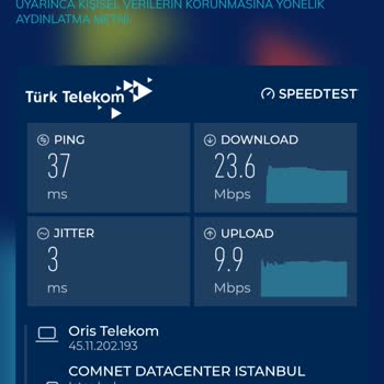 Şok Net İnternet Hız Düşüklüğü