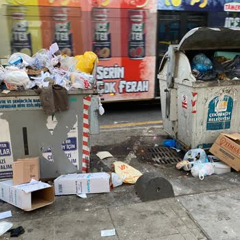 Çekmeköy Belediyesi Çöp Arabasının Bozuk Olması
