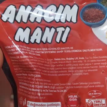 Şok Anacım Mantı Anacım Mantı Mantı