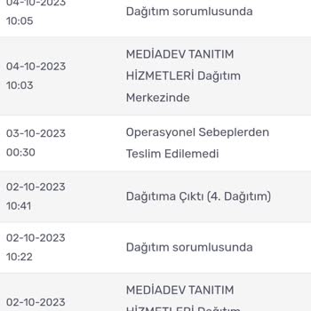 KARGOMsende Getirilmeyen Paket Ve Bilgi Verilmemesi
