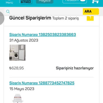 A101 Zamanında Hazırlanamayan Ürün