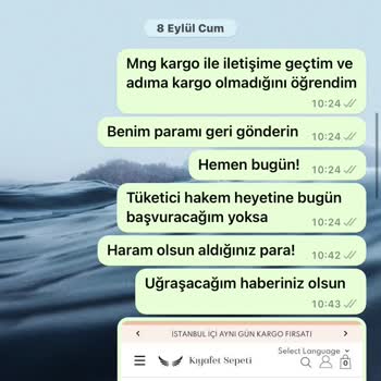 Kıyafet Sepeti Kargoya Verdik Yalanı, İade Yapmama