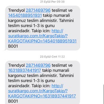 Trendyol Gereksiz Sürat Kargo'yla Çalışmaları