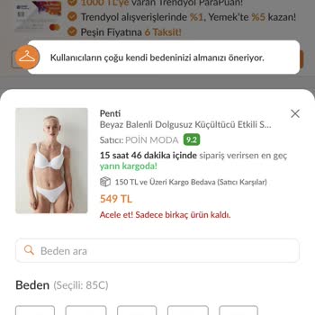 Penti Sütyen Günleri Yalanı