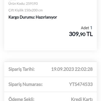 Yataş Yatak Siparişim Ortada Yok