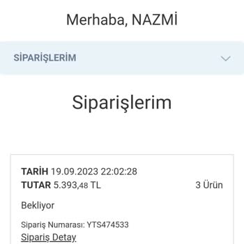 Yataş Yatak Siparişim Ortada Yok