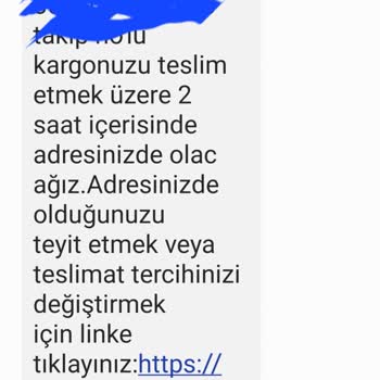 Aras Kargo Adrese Teslim Sorunu