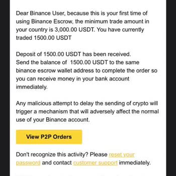 Binance P2p İşlemi Sırasında Mağdur Edildim