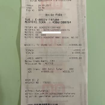 LG Nano 55inç TV Fiyatının BİM Site Fiyatıyla Marketteki Fiyatı Farklı