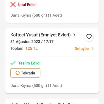 Trendyol Yemek Siparişim İptal Edildi Ve Ücret İadesi Yapılmadı