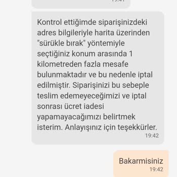 Trendyol Yemek Siparişim İptal Edildi Ve Ücret İadesi Yapılmadı