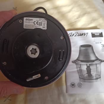 Arzum Ar1055 Prochopp Rondo Kalitesizliği Ürün Çöp