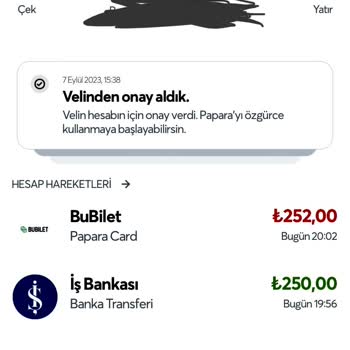 Bubilet Bilet Satın Aldım Ve Gözükmüyor