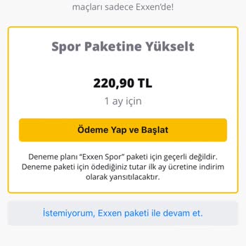 Exxen Üyelik İptali Ve Ücret İadesi