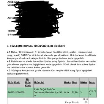 İncia Markafarma Bozuk Roll Onunu Gönderdi
