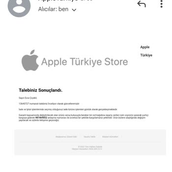 Apple Türkiye Store Para İademi Yapınız Ürünü İptal Ettim 500 TL İade