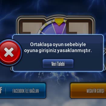 Zynga 101 Okey Plus'ta Haksız Yere Banlandım