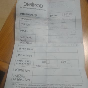 Derimod Bayisinin Sorumsuz Hareketleri