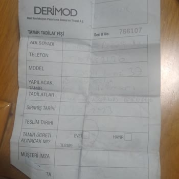 Derimod Bayisinin Sorumsuz Hareketleri