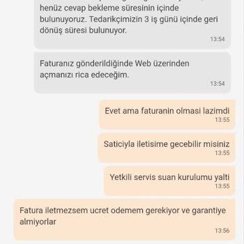 Trendyol Faturasız Ürünle Müşteri Mağduriyeti